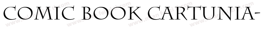 Comic Book Cartunia字体转换